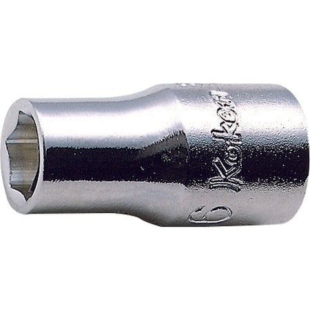 Ko-Ken Socket 4mm 6 Point 22mm 1/4 Sq. Drive 2400M-4